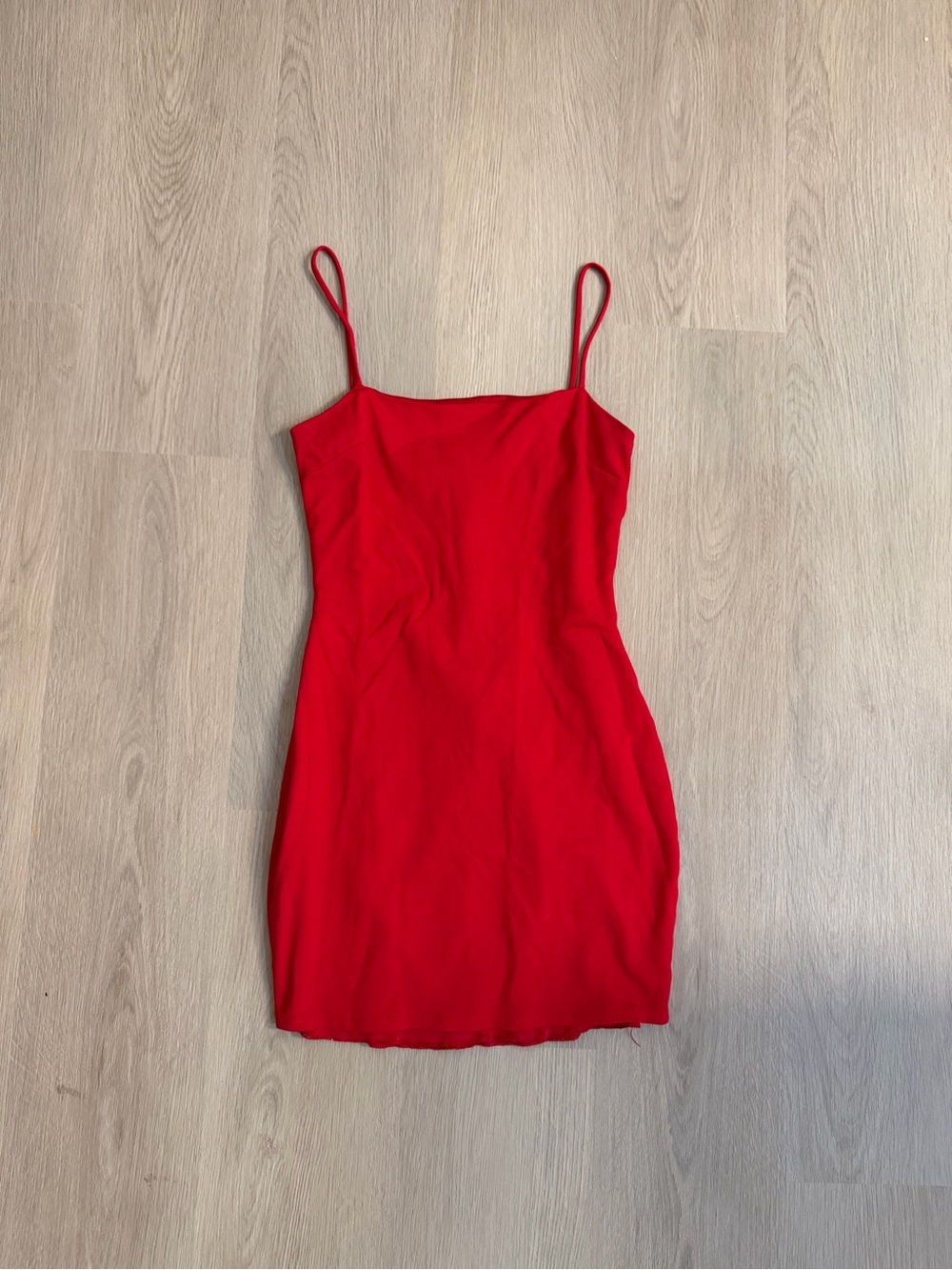 Lulu's Red Spaghetti Strap Mini Dress